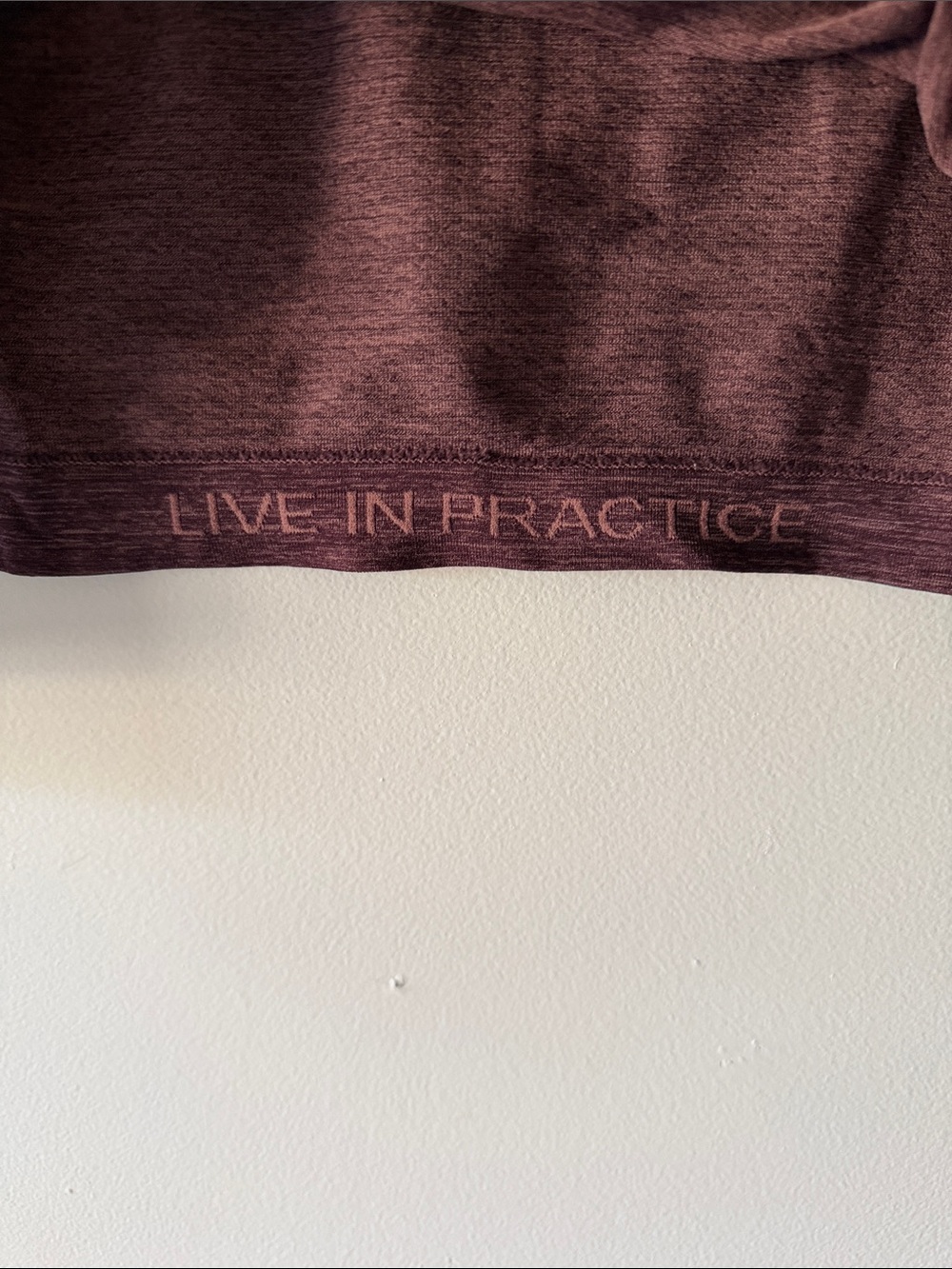 lululemon athletica Men's Long Sleeve Crew in Heather Red - Picture 2 of 5